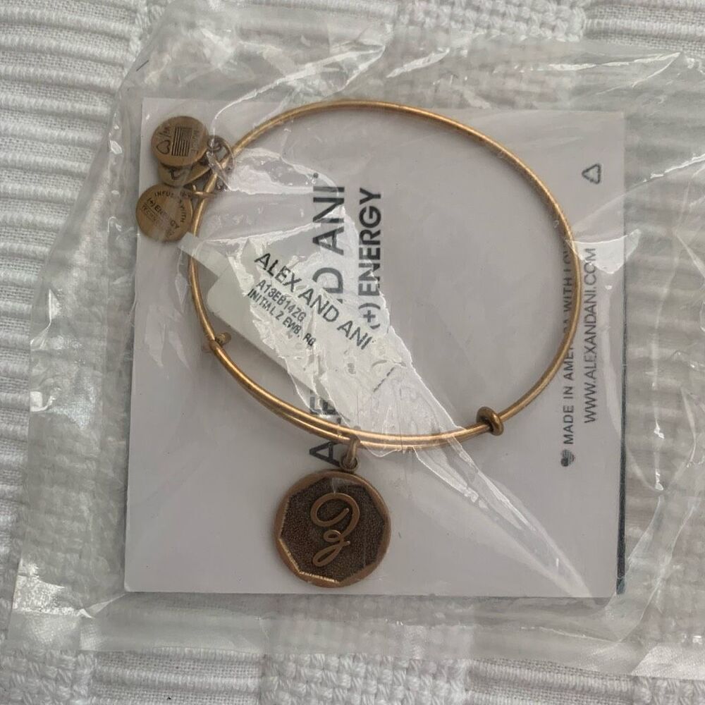 Alex and Ani | Z Initial Charm Bracelet